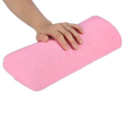 Hand Cushion,Nail Art Soft Sponge Pillow - Nail Art Table Mat Holder Pad, Salon Hand Rest Cushion,Detachable Washable Arm Rest Holder,Manicure Makeup Cosmetic Tools (Orange)