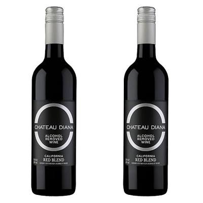 Chateau Diana Zero - Alcohol Removed California Red Wine (2x 750 ml.)
