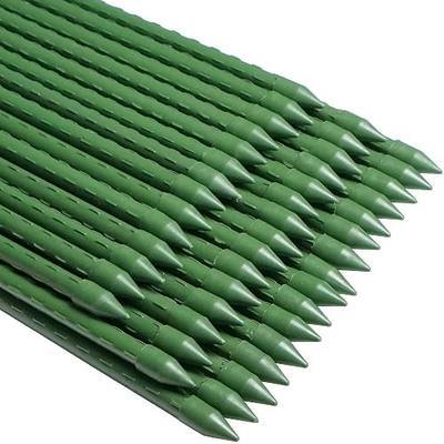 WAENLIR Garden Stakes 48 inch 4ft Sturdy Tomato Stakes, Plant Stakes for Outdoor Plants, Metal Plant Support Sticks for Gardening, Pack of 30
