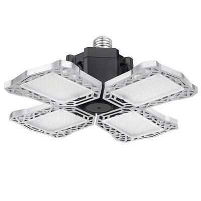 LED Garage Lights, 70W 6500LM LED Garage Ceiling Lighting with 4 Panels for Garage, Basement, Corridor, Warehouse