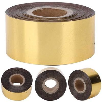 Hot Stamping Foil Paper with 1.2 x 400ft, Hot Foil Stamping Paper | for Leather Bronzing Machine PU Heat Transfer Anodized Gilded Paper DIY Decoration Cloth Package Box, Stable Colourfast