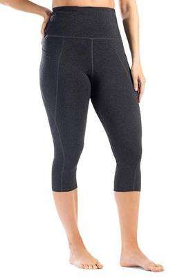Fishers Finery Womens Ecofabric Active Yoga High Waist Workout Capri