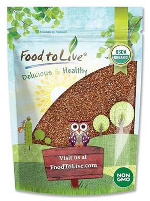 Organic Whole Grain Teff, 1 Pound – Non-GMO Super Ancient Grain, Brown Seeds, Good Source of Protein and Iron, Great for Baking, Pilaf, Cereal, Porridge, Stew, Salads and Injera. Vegan, Kosher. Bulk Visit the Food to Live Store