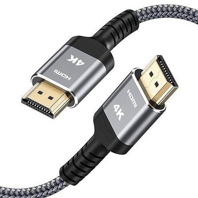 Highwings High-Speed 25 FT HDMI Cable, 18Gbps 2.0 Braided HDMI Cord, 4K HDR, HDR10, HDCP 2.2, ARC, Compatible with TV/HDTV/PS5/Blu-ray