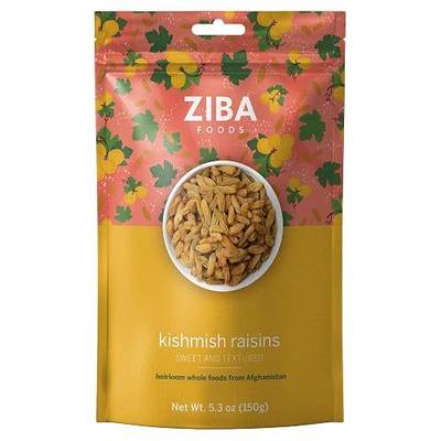 Kishmish Raisins, Dried Fruit, No Sugar Added Golden Raisins, 5.3oz | Superfood Dried Fruit from Afghanistan, Naturally High in Fiber, Iron and Immune Boosting Antioxidants, Healthy Sweet Snack
