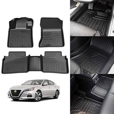KUST Custom Fit Floor Mats for 2019-2025 2026 Nissan Altima Accessories All Weather Floor Mat Carpet Liners Front Rear 2 Row Seat Black Liner TPE