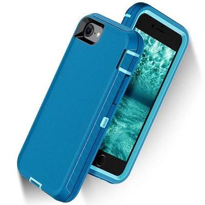 ORIbox Case Compatible with iPhone SE 2020 Case, Compatible with iPhone 7 Case, Compatible with iPhone 8 Case, Heavy Duty Shockproof Anti-Fall case Teal