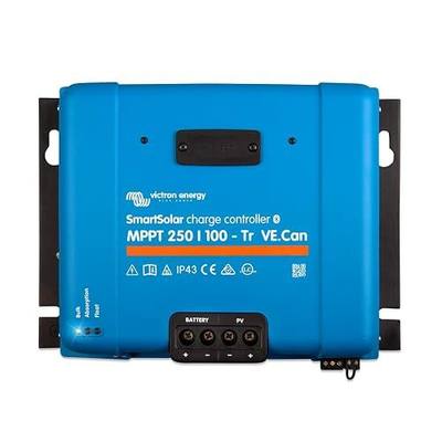 Victron Energy SmartSolar MPPT Tr VE.Can Solar Charge Controller (Bluetooth) - Charge Controllers for Solar Panels -250V, 100 amp, 12/24/36/48-Volt