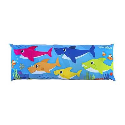 Baby Shark Decorative Body Pillow Cover - Kids Super Soft 1-Pack Bed Pillow Cover - Measures 20 Inches x 54 Inches