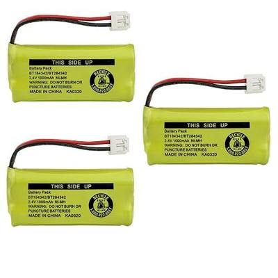 Kastar 3-Pack BT184342 / BT284342 Battery Replacement for AT&T BT6010 BT-6010 BT8000 BT-8000 BT8001 BT-8001 BT8300 BT-8300 BT18433 BT-18433 BT184342 BT-184342 BT28433 BT-28433 BT284342 BT-284342