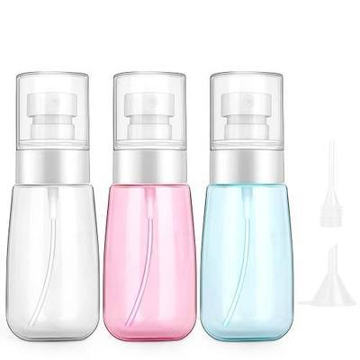 Spray Bottles, 3 Pack 2oz Small Spray Bottle, Empty Spray Bottles, Plastic Spray Bottle, Travel Size Bottles for Cleaning Solutions, Perfume, Essential Oils, Refillable Mister Spray Bottle