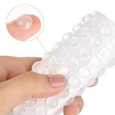 FATLODA 200PCS Cabinet Bumpers, Clear Rubber Bumpers Self Adhesive