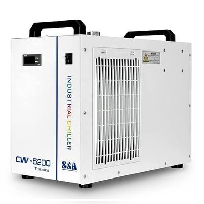 S&A CW-5200DH 7L Industrial Water Chiller,0.9HP,3.43gpm,5699 BTU/h,for 60W to 150W CO2 Laser Engraving & Cutting Systems
