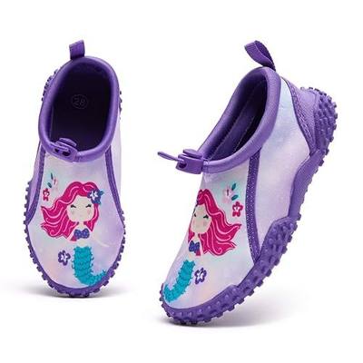 mysoft Kids Beach Water Shoes Non-Slip Quick Dry Barefoot Swim Shoes Aqua Socks for Boys and Girls Toddler Little Big Kid