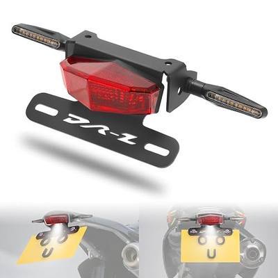 License Plate Holder Fender Eliminator Rear Tail Tidy LED Brake Lights Turn Signal compatible with Suzuki DRZ400 S/SM DR-Z (Red)