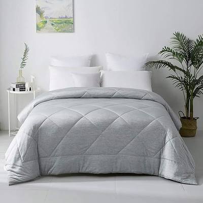 SexyTown Lightweight Comforter Summer Full Size,Thin Cotton Bamboo Cooling Quilt for Hot Sleepers,Air Conditioning Bed Blankets for Sleeping,Japanese Q-Max 0.4 Cooling Fiber