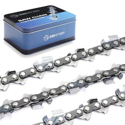 18 Inch Chainsaw Chain, .325" Pitch, .050" Gauge, 72 Drive Links | Germany Steel Anti-Kickback, Replacement for Husqvarna 440, 445, 450, Echo CS-400, CS-450 (3-Pack)