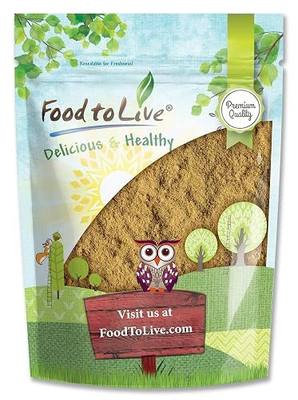 Food to Live Ginger Powder, 2 Pounds – Finely Ground Dried Ginger Root, Pure, Kosher, Vegan, Sirtfood. Bulk Ginger Spice with Spicy-Sweet Flavor. Great for Cooking Baked Goods, Tea, Dressings