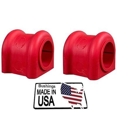 Suspension Dudes Front CODE RED Sway Bar Stabilizer Bushing Kit FITS Ram 1500 2500 3500, Wrangler, Durango, Dakota 1994-2023, K7383 - Made In USA - 33 or 34 MM Sway Bar