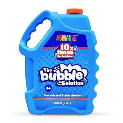JOYIN 100 Oz Concentrated Bubble Solution (up to 8 Gallon) for Large Party in Summer Celebrations, Party Favor, Bubble Summer Toy, Classroom Prizes, Easter (Blue)
