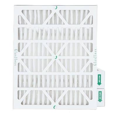 Glasfloss 20x25x4 MERV 10 AC Furnace 4" Pleated Air Filters. Box of 3 | Exact Size: 19-1/2x24-1/2x3-3/4, Rating: MERV 10, MPR 800, FPR 7, Heavy-Duty Frame, Made in USA