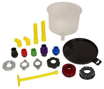 Lisle 24780 Spill Free Funnel, 18 Pc.