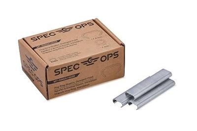 Spec Ops Tools Hog Rings for Wire Fence, Construction, Mesh Netting & Upholstery, Galvanized 16 Gauge, 2,500 Fasteners, 11/16", Divergent Point