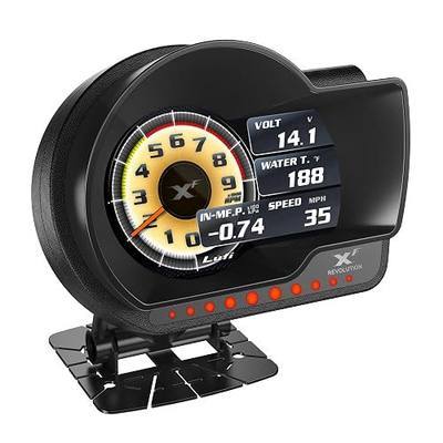 Lufi XF OBD2 Gauge Display – Fuel Car Companion, Multi-Function & Overload Protection
