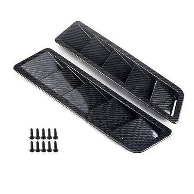 Auto Hoods Vents Bonnet Cover Hood Scoop For Cars Louvers Vent Cover HTRACING (Carbon Fiber)