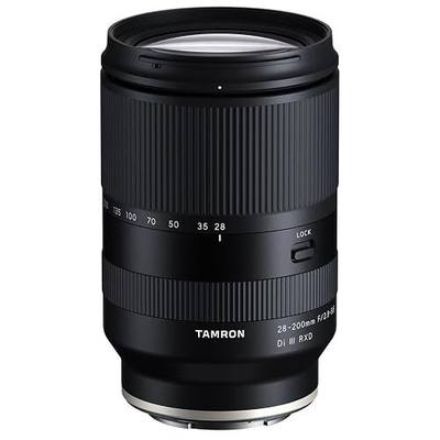 Tamron 28-200 F/2.8-5.6 Di III RXD All-in-One Lens for Sony Mirrorless Full Frame/APS-C E-Mount, Model Number: AFA071S700, Black | Sony E-Mount Full-Frame and Aps-C, 67mm Filter, 575g, Rxd Af, 7-Blade Diaphragm