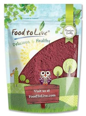 Beet Root Powder, 4 Pounds – Finely Ground Dried Beet Root, Pure, Kosher and Vegan, Raw Superfood. Bulk Powder. Rich in Folate, Potassium and Fiber. Great for Drinks, Smoothies, Sauces, and Soups