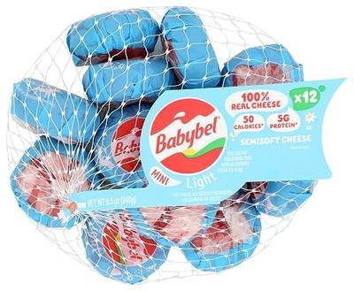 Mini Babybel Light Snack Cheese, Cheddar, 8.5 Ounce