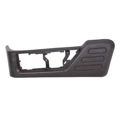 HECASA Front Driver Seat Panel Trim Charcoal Black Compatible with 2008-2010 F250 F350 F450 F550 Super Duty Replacement For Part #8C3Z-2562187-CB 8C3Z2562187CB