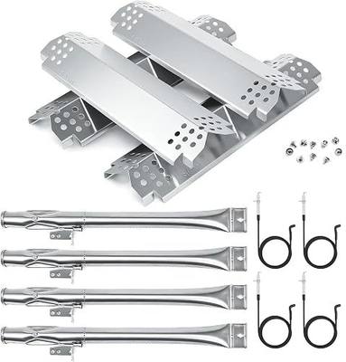 Hisencn 304 Stainless Steel Grill Replacement Parts for Nexgrill 720-0830H | Includes Burners, Heat Plates & Igniter, Durable & Easy Install, for Nexgrill 4 Burner Grill Replacement Parts