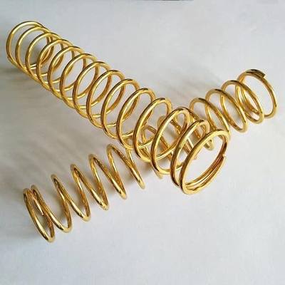 2pcs Thicker Harder Steel Springs Gold for Traxxas 1/5 XMaxx Shocks 7766