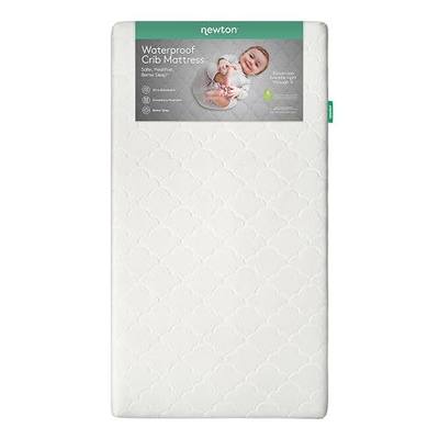 Newton Baby Waterproof Crib Mattress, Breathable & Washable - White