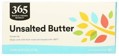 365 by Whole Foods Market Unsalted Butter, 16 OZ