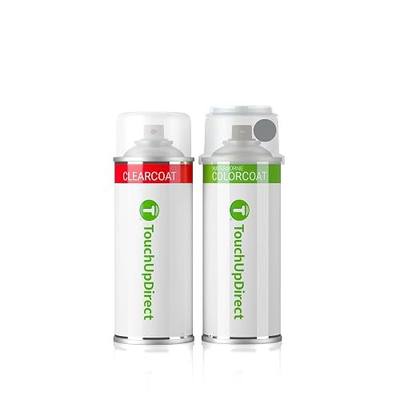 TouchUpDirect 38P Liquid Silver Metallic Compatible with Mazda Exact Match Touch Up Paint Aerosol - Essential Kit