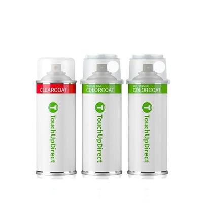 TouchUpDirect 37J Satin White Pearl Tricoat Compatible with Subaru Exact Match Touch Up Paint Aerosol - Essential Kit