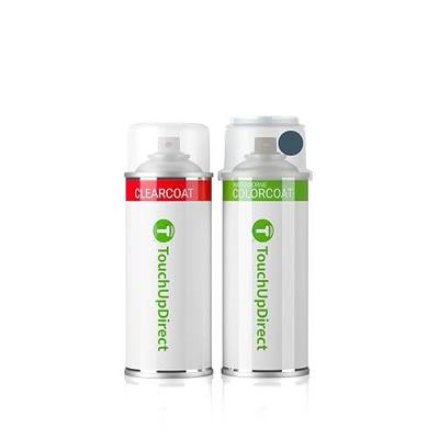 TouchUpDirect 46G Machine Gray Metallic Compatible with Mazda Exact Match Touch Up Paint Aerosol - Essential Kit