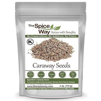 The Spice Way Caraway Seed - Whole (4 oz) key ingredient in harissa, great for rye bread, pickles, sauces and spice blends.