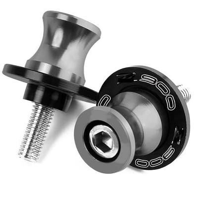 for Z900 2017-2025 8MM M8 Motorcycle Swing arm Sliders Spools Stand for Kawasaki Z900 Z900RS SE 2015 2016 2017 2019 2021 2022 2023 2024 2025 (Titanium)