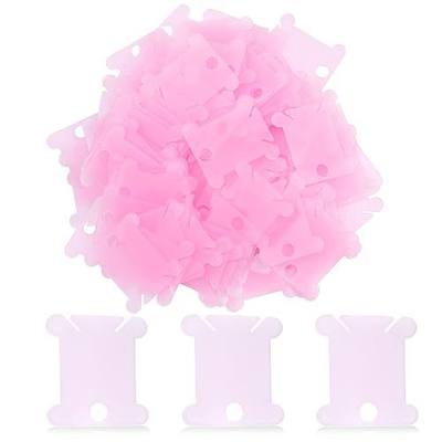 LOKUNN Embroidery Floss Bobbins 100 PCS Plastic Embroidery Floss Organizer | Plastic Embroidery Thread Cards for Cross Stitch, Thread Holder Sewing Storage for Sewing Thread, Needlework Supplies