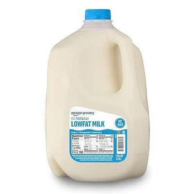 Amazon Grocery, 1% Low Fat Milk, 1 Gallon, 128 Fl Oz