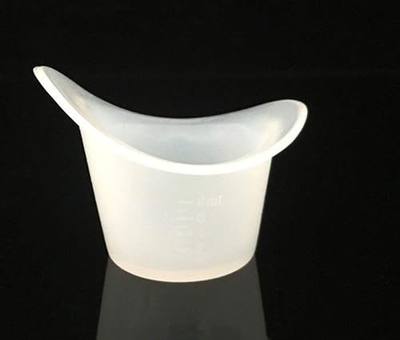 WOIWO 5 PCS Silicone Eye Wash Cup Silicone Eye Wash Cup SPA Eye Cup Medical Eye Cup with Calibration