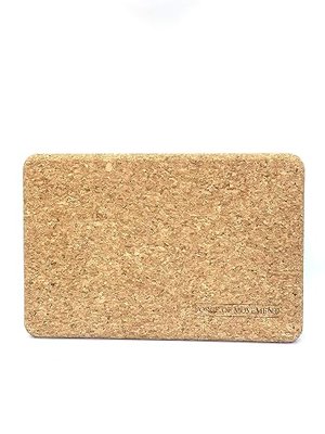 Cork Yoga Block | Pilates Block | Yoga Accessories | Yoga Blocks for Women and Men | Yoga Equipment | Single Yoga Block