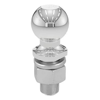 CURT 40078 2-5/16-Inch Chrome Trailer Hitch Ball, 15,000 lbs, 1-1/4 x 2-5/8-Inch Shank, Packaged