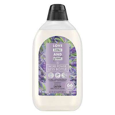 Love Home and Planet Ultra Concentrated Laundry Detergent, Lavender and Argan Oil, 23 oz, 66 Loads