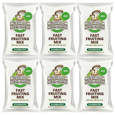 Fast Fruiting Pellets, aka Masters Mix (50% Oak and 50% Soy) - Ideal and Fast-Growing Substrate for Mushroom Cultivation, Oyster Mushrooms, Shiitake, and More (10 Pounds)
