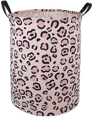 Round Laundry Hamper Storage Basket Fabric Material Storage Hamper Organization Basket, Storage Bin, Gift Box with Handles for Room
